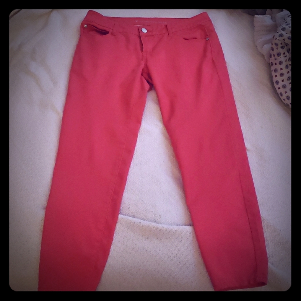 Hot pink pants